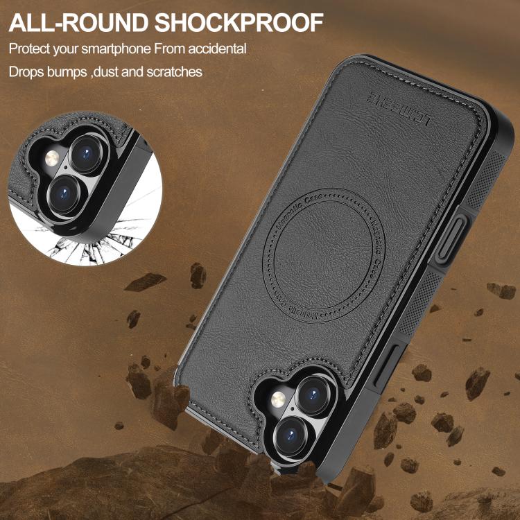 For iPhone 17 LC.IMEEKE Magsafe Phone Case