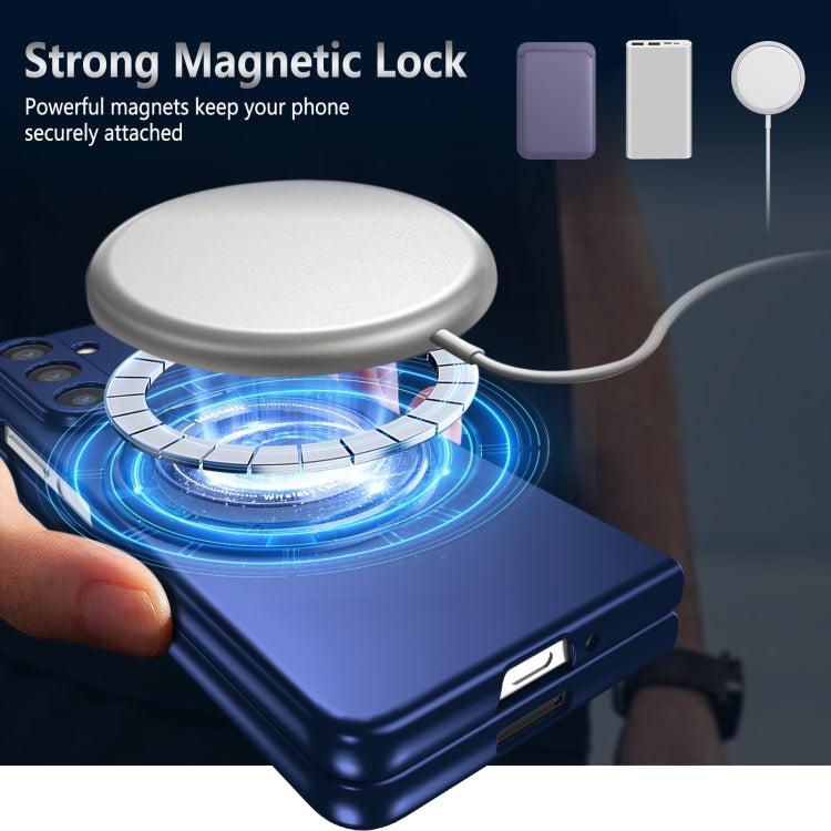 For Samsung Galaxy Z Fold6 360 Rotation Ring Holder MagSafe Shockproof PC Phone Case