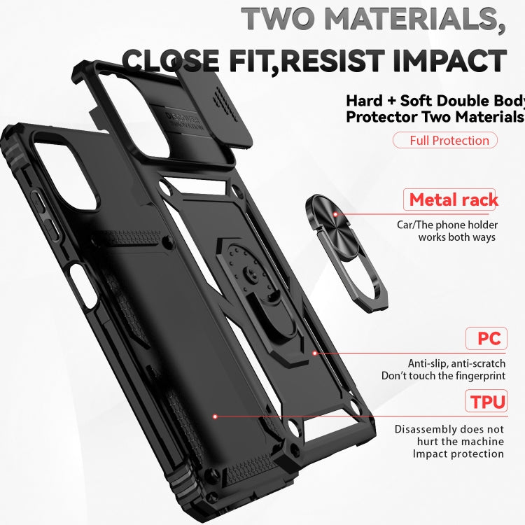 For Samsung Galaxy A06 4G Sliding Camshield Holder Phone Case