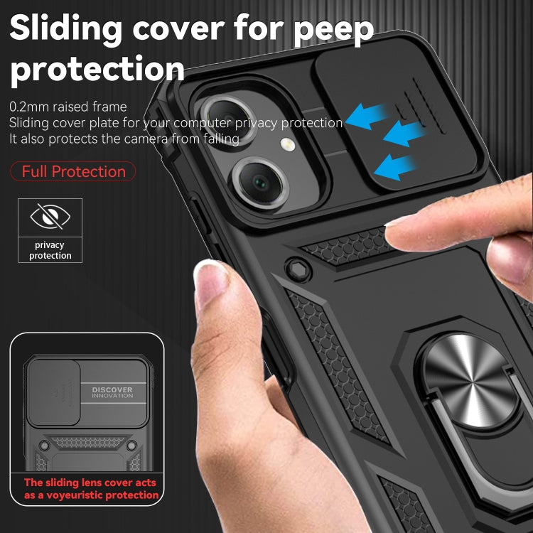 For Samsung Galaxy A06 4G Sliding Camshield Holder Phone Case