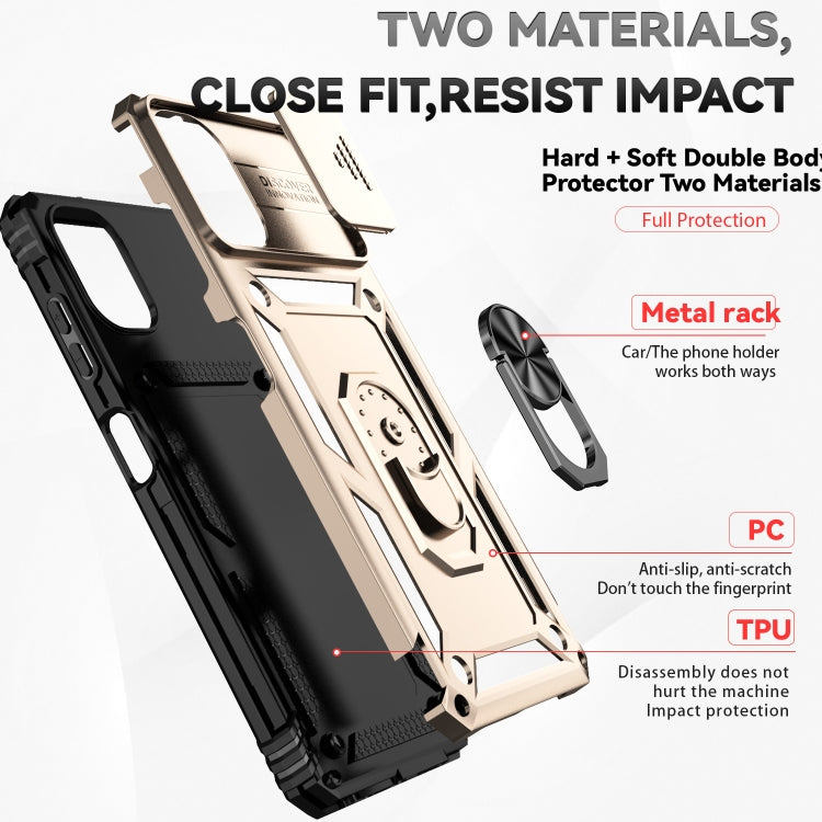 For Samsung Galaxy A06 4G Sliding Camshield Holder Phone Case