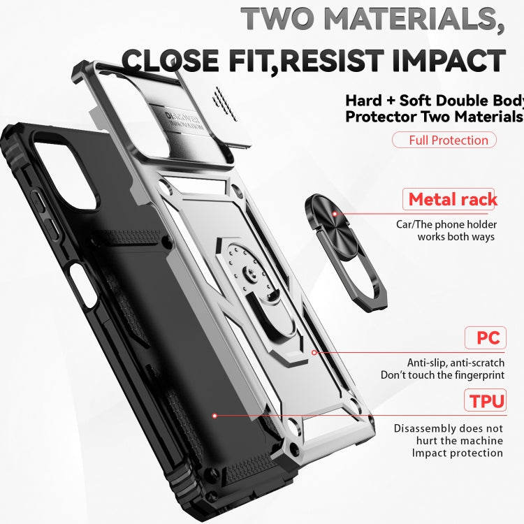 For Samsung Galaxy A06 4G Sliding Camshield Holder Phone Case