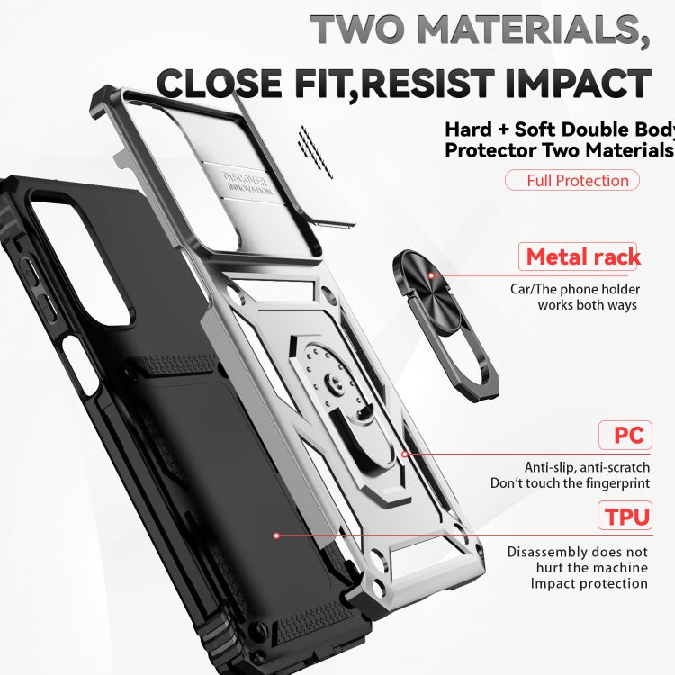 For Samsung Galaxy A16 5G Sliding Camshield Holder Phone Case