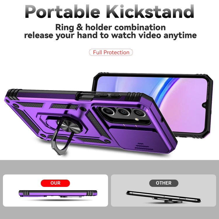 For Samsung Galaxy A16 5G Sliding Camshield Holder Phone Case
