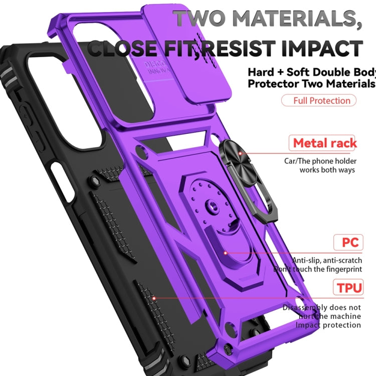 For Samsung Galaxy A26 5G Sliding Camshield Holder Phone Case