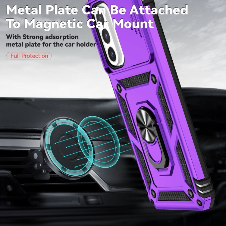 For Samsung Galaxy A26 5G Sliding Camshield Holder Phone Case