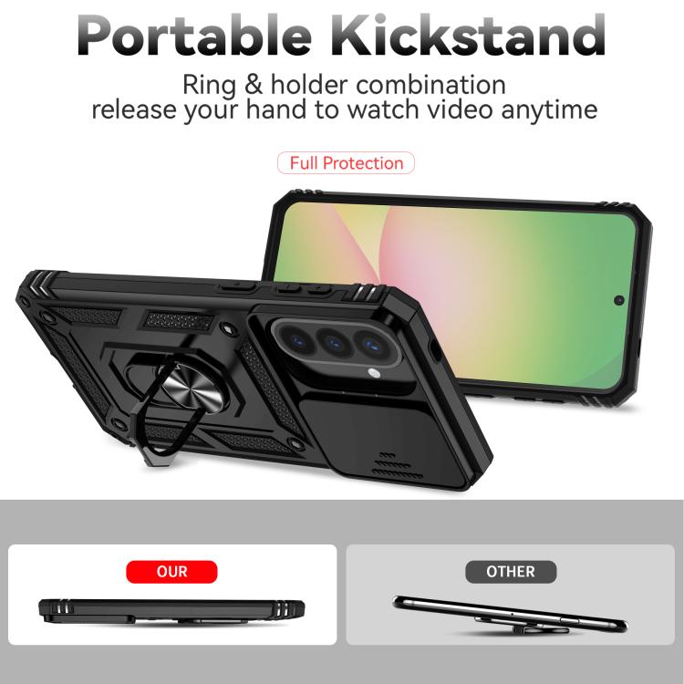 For Samsung Galaxy A57 5G Sliding Camshield Holder Phone Case