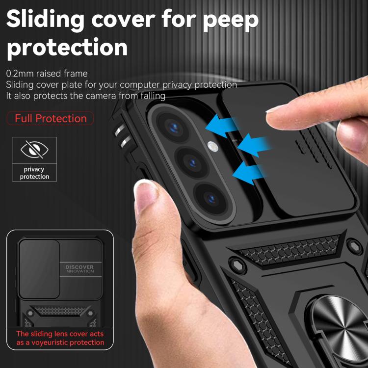 For Samsung Galaxy A57 5G Sliding Camshield Holder Phone Case