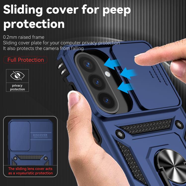 For Samsung Galaxy A57 5G Sliding Camshield Holder Phone Case