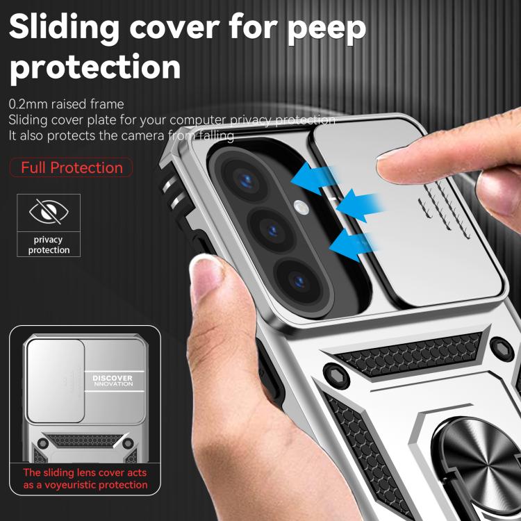 For Samsung Galaxy A57 5G Sliding Camshield Holder Phone Case