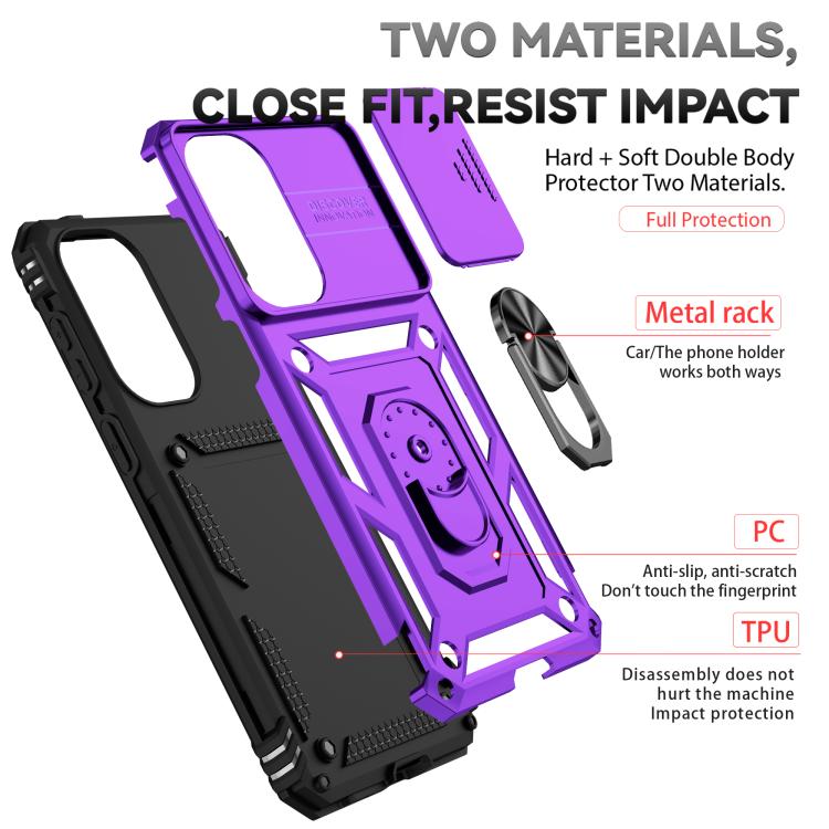 For Samsung Galaxy A57 5G Sliding Camshield Holder Phone Case