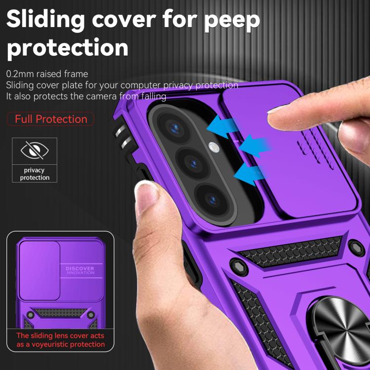 For Samsung Galaxy A57 5G Sliding Camshield Holder Phone Case