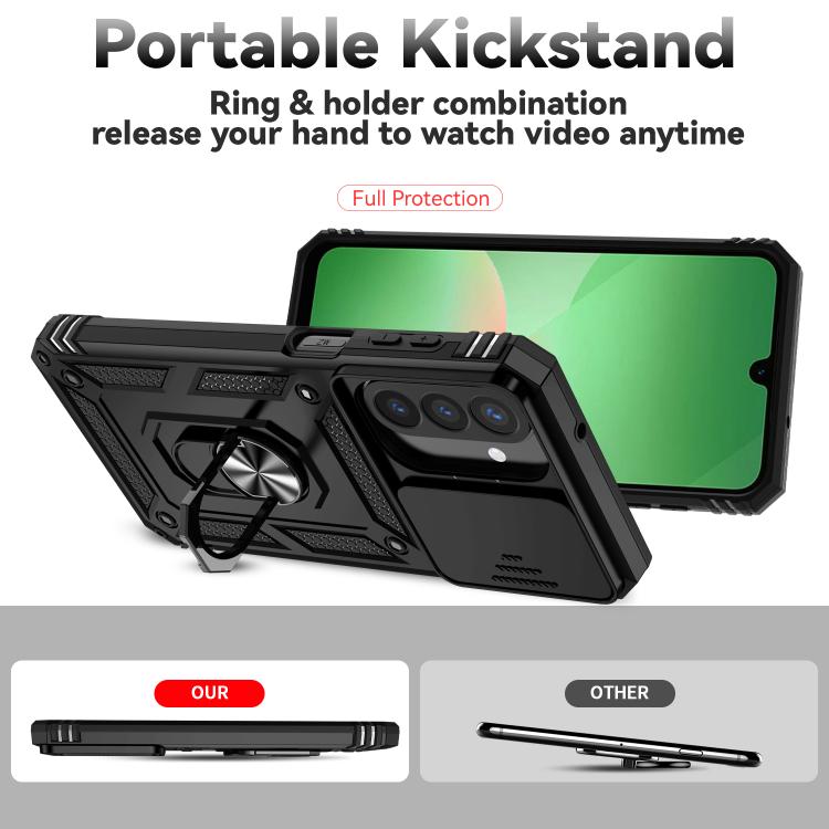 For Galaxy A27 5G Sliding Camshield Holder Phone Case