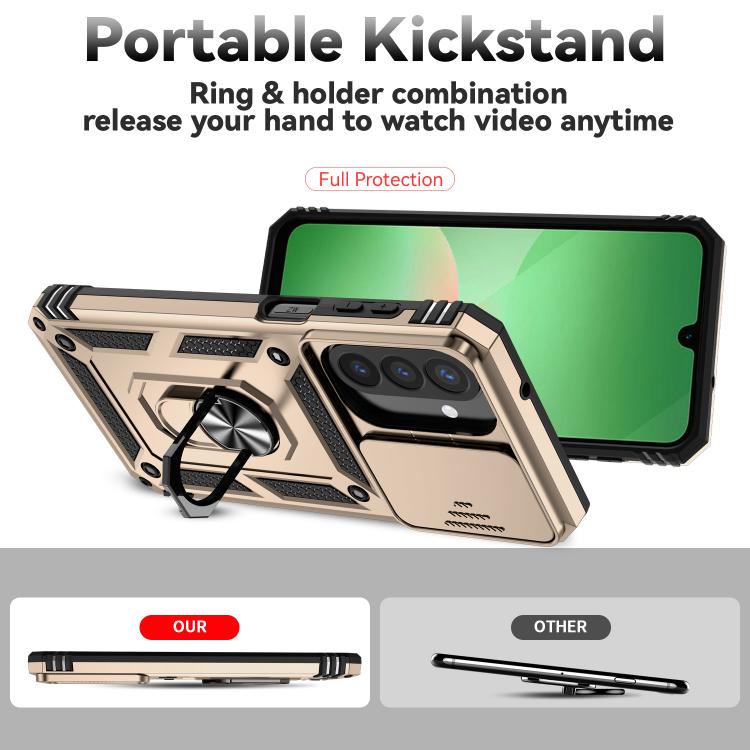 For Galaxy A27 5G Sliding Camshield Holder Phone Case
