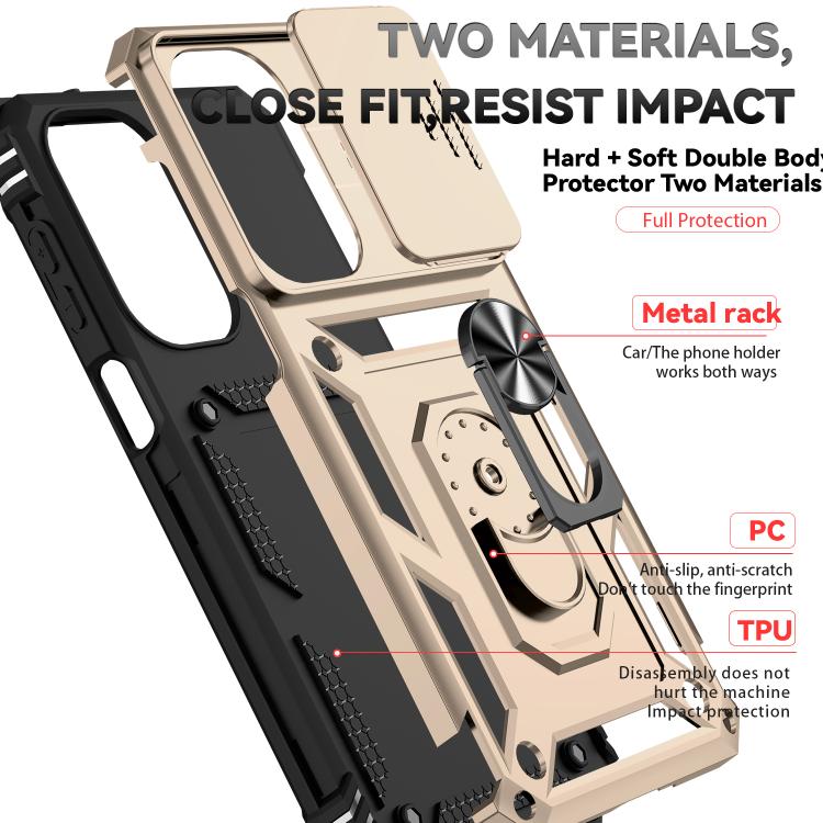 For Galaxy A27 5G Sliding Camshield Holder Phone Case