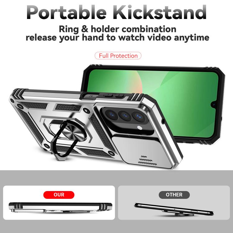 For Galaxy A27 5G Sliding Camshield Holder Phone Case