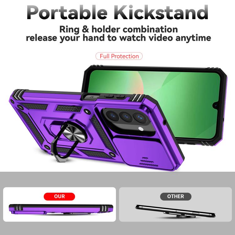 For Galaxy A27 5G Sliding Camshield Holder Phone Case