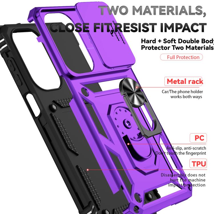 For Galaxy A27 5G Sliding Camshield Holder Phone Case