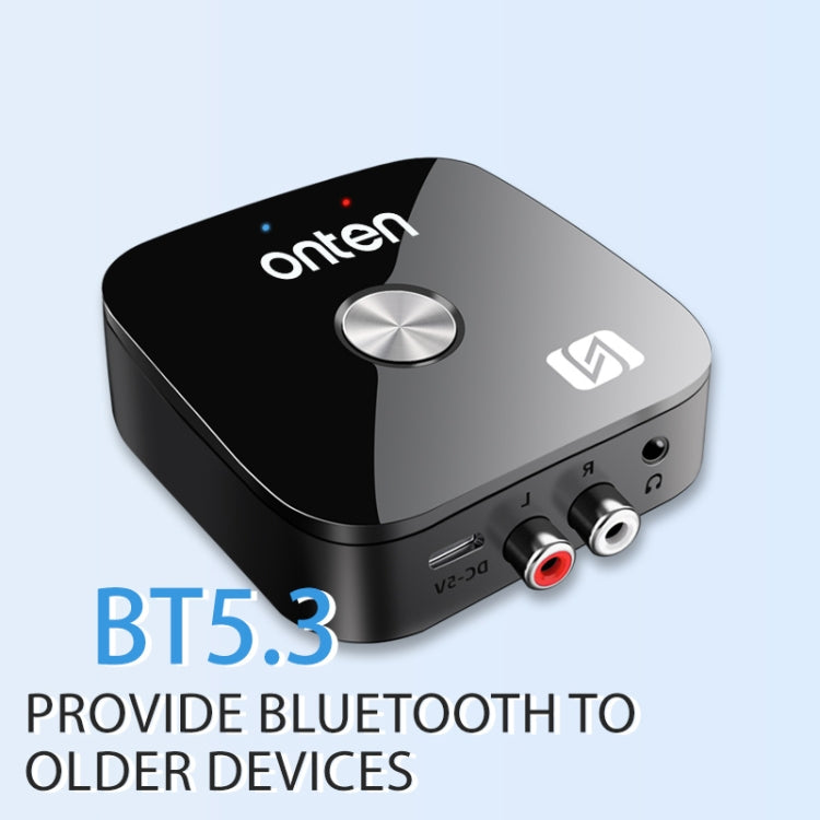 ONTEN BT103 NFC Desktop Bluetooth 5.3 Audio Receiver Adapter - Black