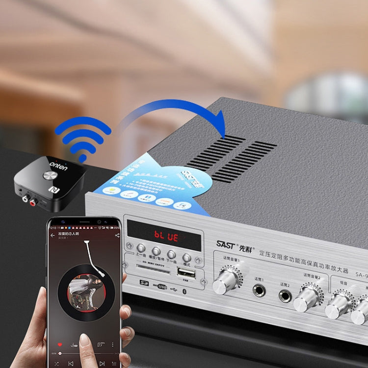 ONTEN BT103 NFC Desktop Bluetooth 5.3 Audio Receiver Adapter - Black