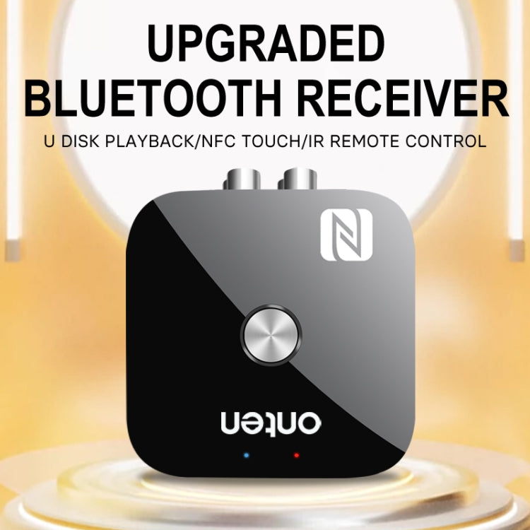 ONTEN BT103 NFC Desktop Bluetooth 5.3 Audio Receiver Adapter - Black