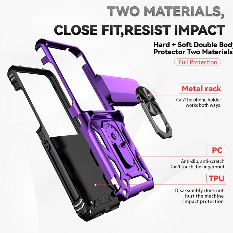 For Motorola razr 50 Sliding Camshield Holder Phone Case
