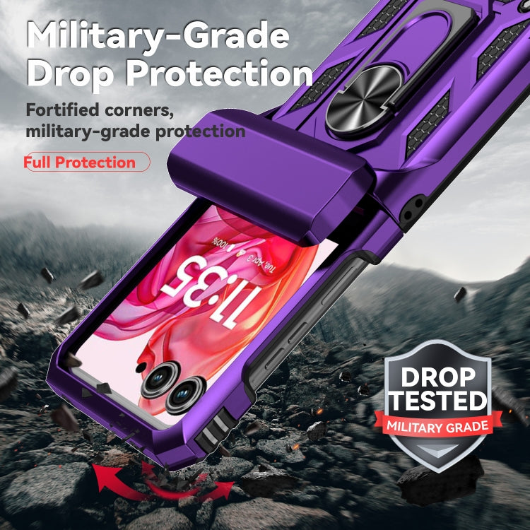For Motorola razr 50 Sliding Camshield Holder Phone Case