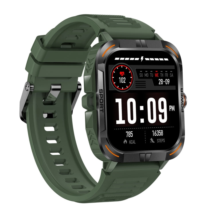 ZW69 1.97 inch AMOLED Outdoor Sports BT Call Smart Watch, Blood Oxygen / Heart Rate / Remote Photography / Sleep monitoring