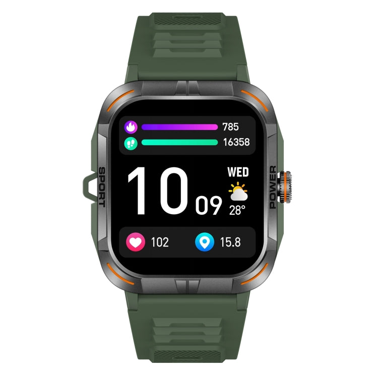 ZW69 1.97 inch AMOLED Outdoor Sports BT Call Smart Watch, Blood Oxygen / Heart Rate / Remote Photography / Sleep monitoring