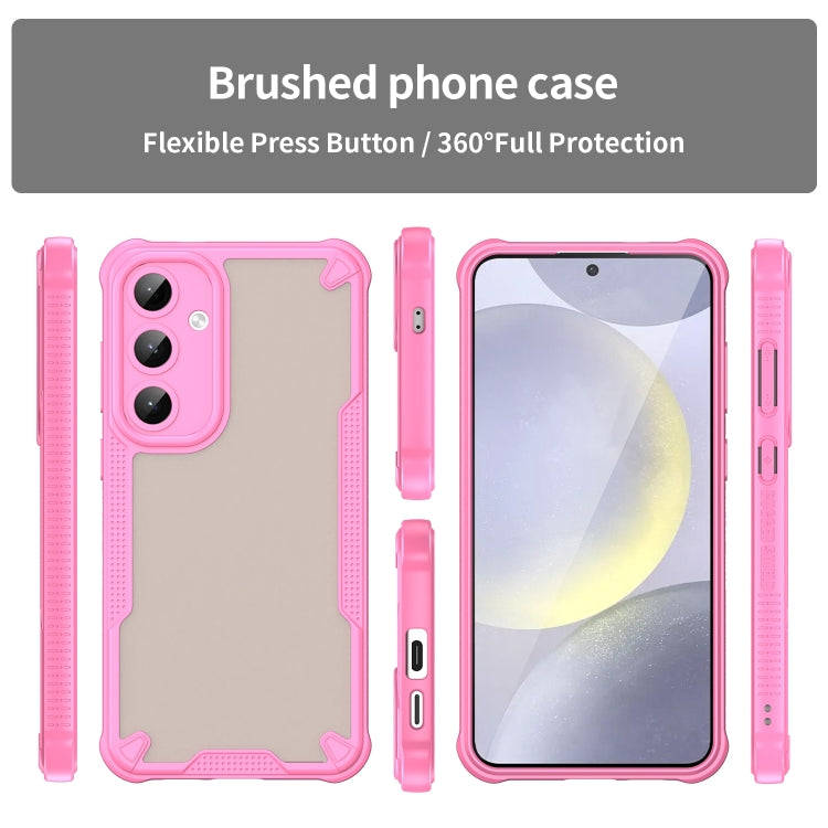 For Samsung Galaxy S24+ 5G Armor Glaze PC Hybrid TPU Phone Case