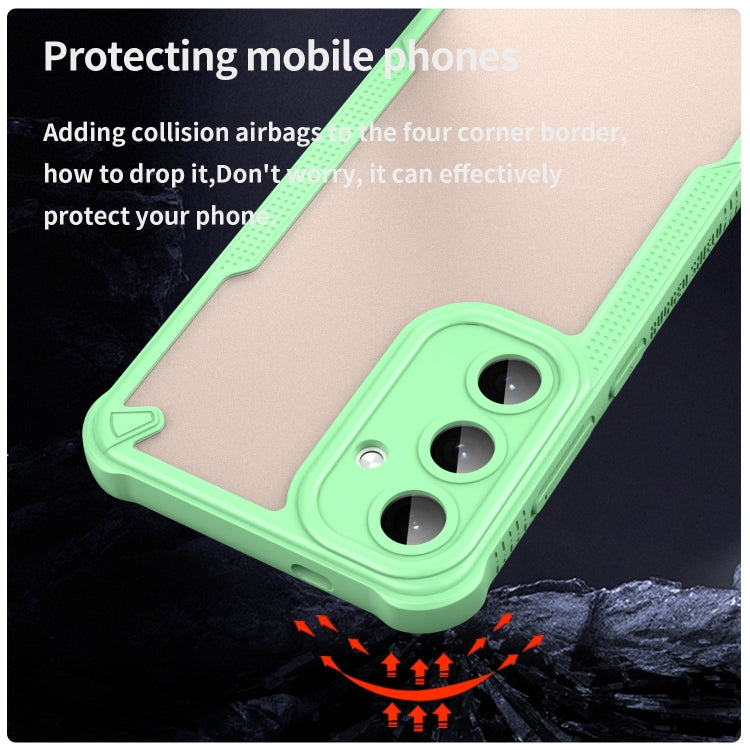For Samsung Galaxy S24+ 5G Armor Glaze PC Hybrid TPU Phone Case
