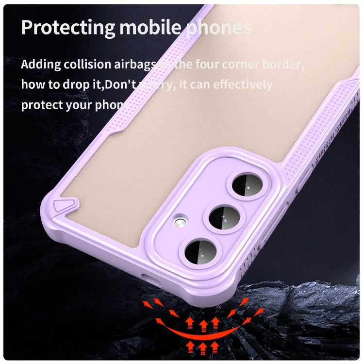 For Samsung Galaxy S24+ 5G Armor Glaze PC Hybrid TPU Phone Case