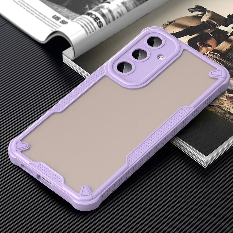 For Samsung Galaxy S24+ 5G Armor Glaze PC Hybrid TPU Phone Case