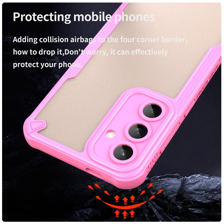 For Samsung Galaxy S24 FE 5G Armor Glaze PC Hybrid TPU Phone Case