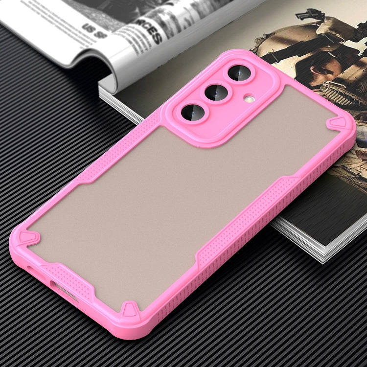 For Samsung Galaxy S24 FE 5G Armor Glaze PC Hybrid TPU Phone Case