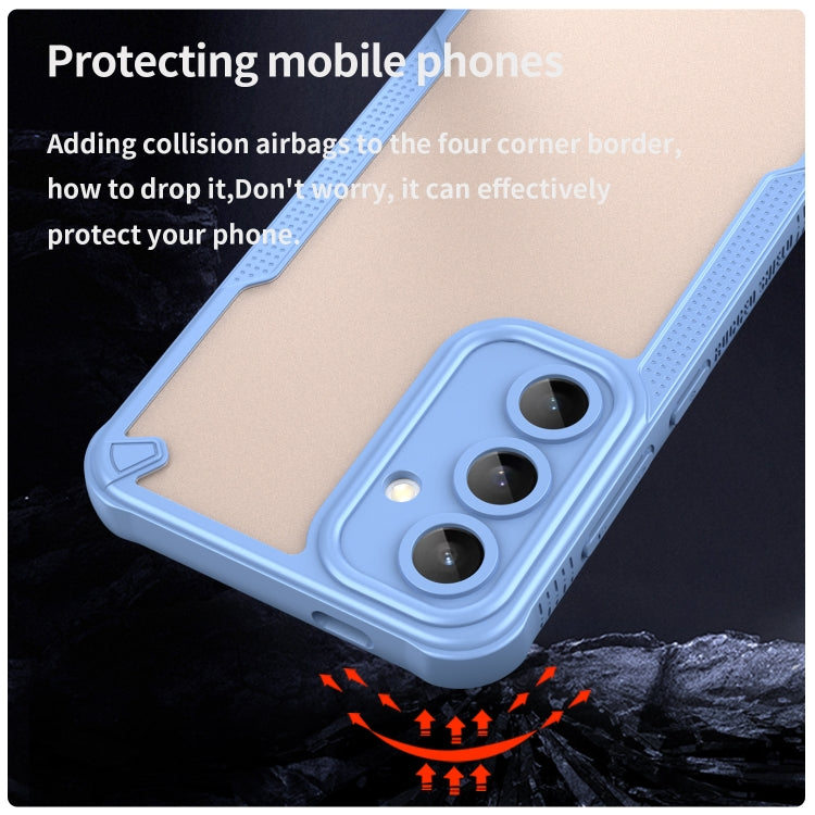 For Samsung Galaxy S24 FE 5G Armor Glaze PC Hybrid TPU Phone Case