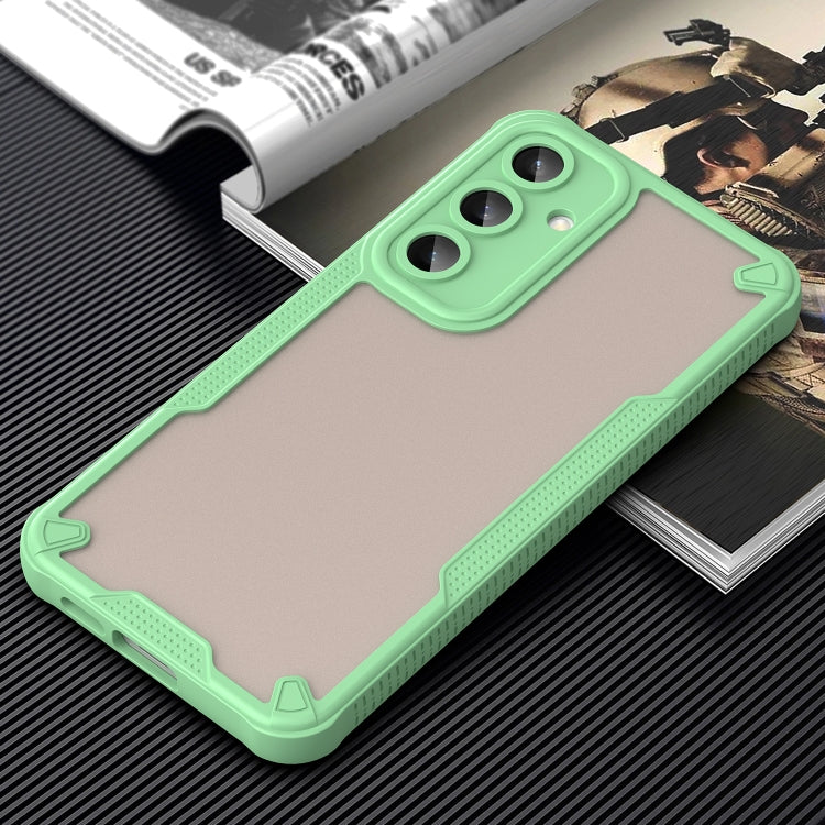 For Samsung Galaxy S24 FE 5G Armor Glaze PC Hybrid TPU Phone Case