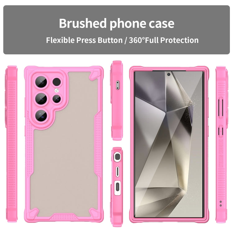 For Samsung Galaxy S24 Ultra 5G Armor Glaze PC Hybrid TPU Phone Case