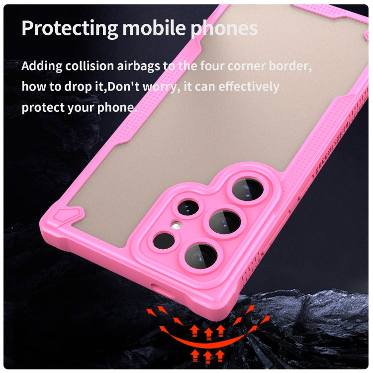 For Samsung Galaxy S24 Ultra 5G Armor Glaze PC Hybrid TPU Phone Case