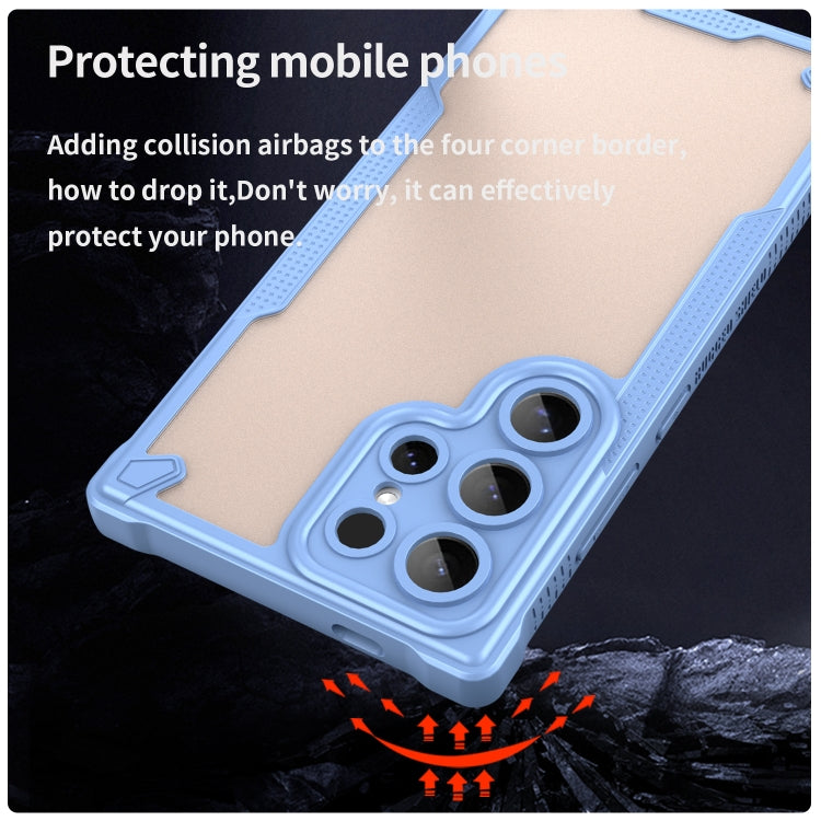 For Samsung Galaxy S24 Ultra 5G Armor Glaze PC Hybrid TPU Phone Case