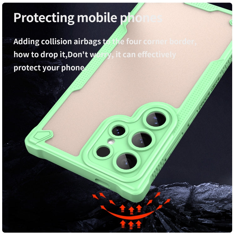 For Samsung Galaxy S24 Ultra 5G Armor Glaze PC Hybrid TPU Phone Case