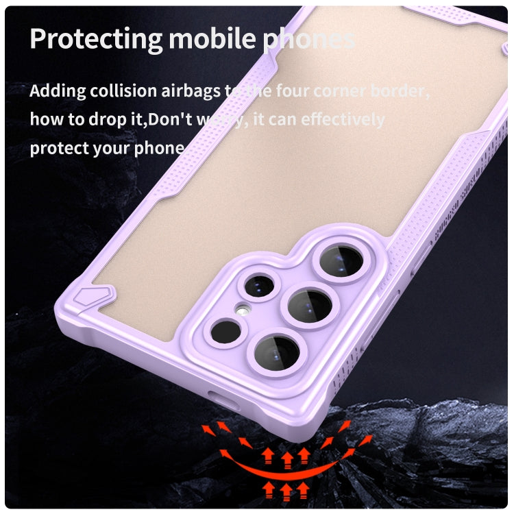For Samsung Galaxy S24 Ultra 5G Armor Glaze PC Hybrid TPU Phone Case
