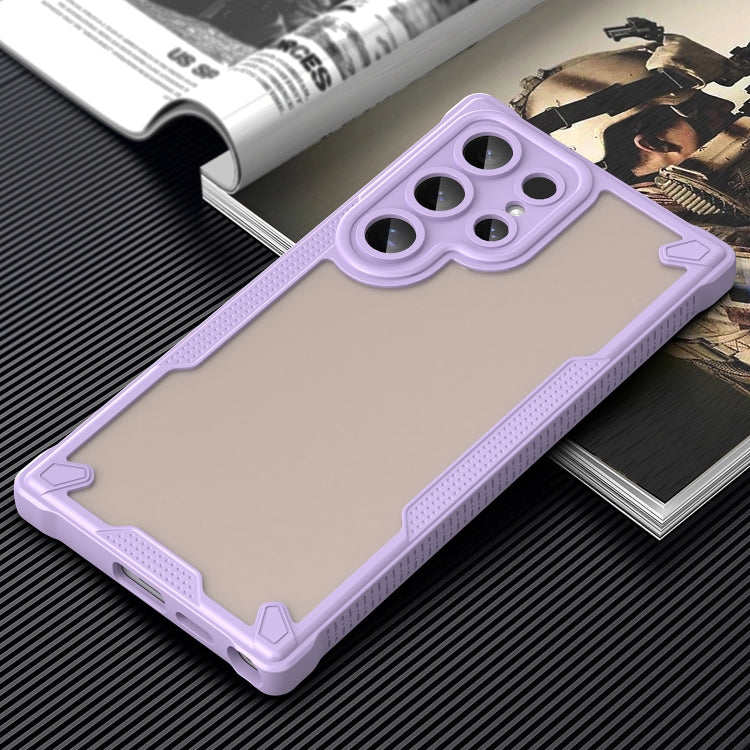 For Samsung Galaxy S24 Ultra 5G Armor Glaze PC Hybrid TPU Phone Case