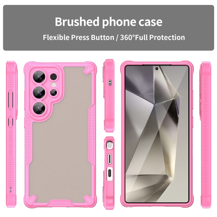 For Samsung Galaxy S25 Ultra 5G Armor Glaze PC Hybrid TPU Phone Case