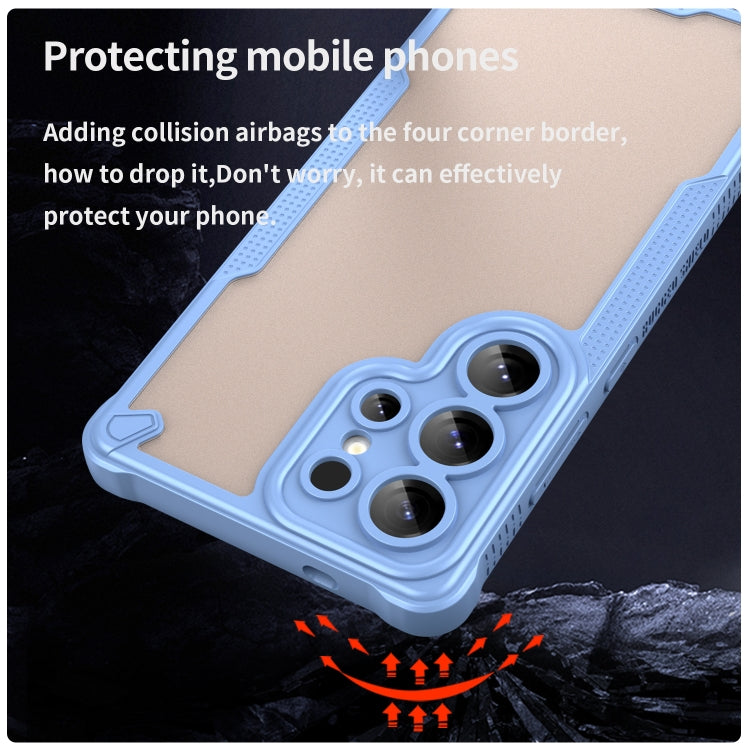 For Samsung Galaxy S25 Ultra 5G Armor Glaze PC Hybrid TPU Phone Case