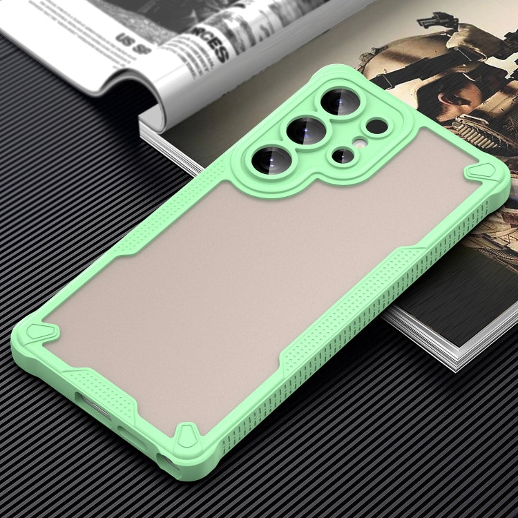 For Samsung Galaxy S25 Ultra 5G Armor Glaze PC Hybrid TPU Phone Case