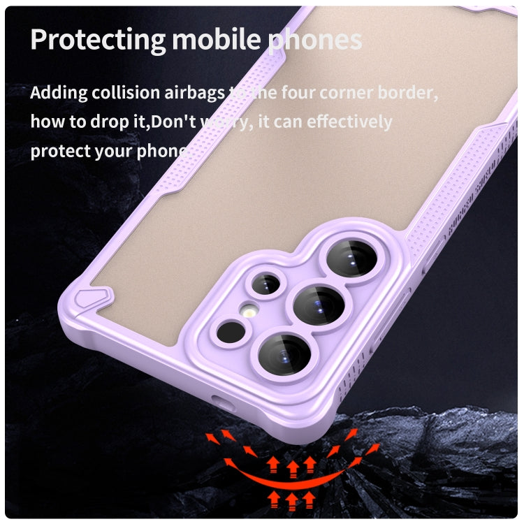 For Samsung Galaxy S25 Ultra 5G Armor Glaze PC Hybrid TPU Phone Case