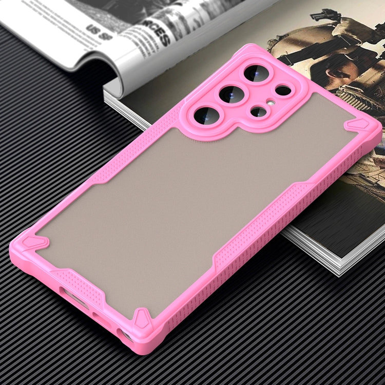 For Samsung Galaxy S23 Ultra 5G Armor Glaze PC Hybrid TPU Phone Case