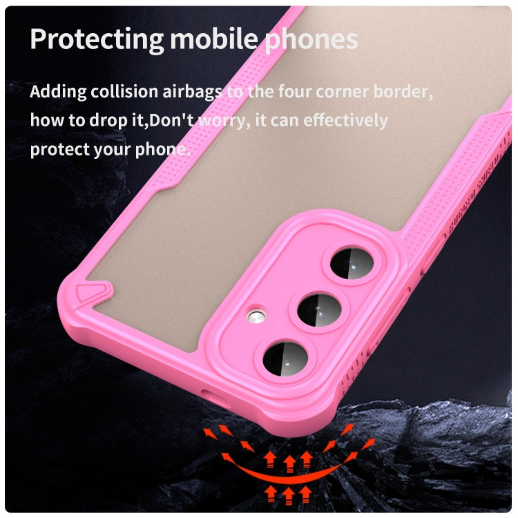 For Samsung Galaxy S25+ 5G Armor Glaze PC Hybrid TPU Phone Case