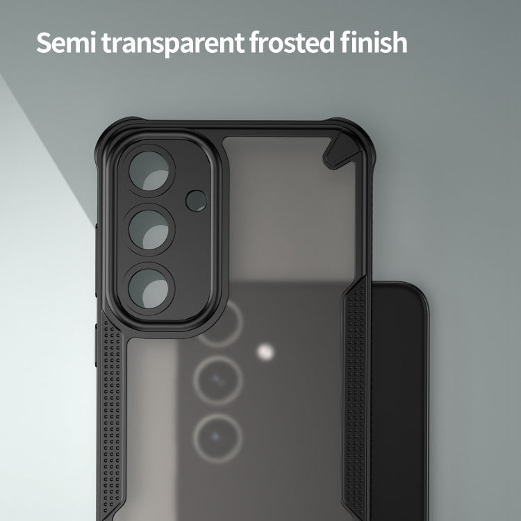 For Samsung Galaxy S25+ 5G Armor Glaze PC Hybrid TPU Phone Case